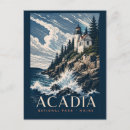 Search for acadia national park postcards Maine vacation