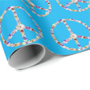 Search for peace sign wrapping paper Floral