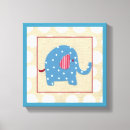 Search for elephant nursery art Blue