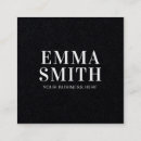 Search for all business cards Black