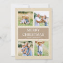 Search for modern simple christmas cards Photo collage