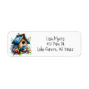 Search for bird house return address labels Nature
