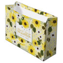 Search for yellow sunflowers gift bags Rustic