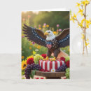 Search for american flag birthday cards Eagle