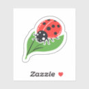 Search for red and green ladybug stickers Insect