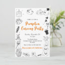 Search for pumpkin carving party invitations Whimsical