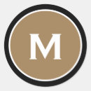 Search for monogrammed envelope seals Black gold