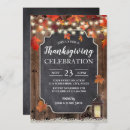 Search for string lights thanksgiving invitations Rustic