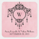 Search for pink chandelier stickers Vintage