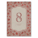 Search for red lace table cards Rustic