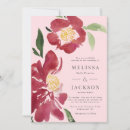 Search for peony wedding invitations Modern