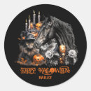 Search for spooky candle stickers Pumpkin