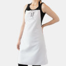 Search for monogram for her aprons Birthday