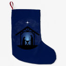 Search for religious christmas stockings Nativity scene