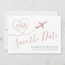 Search for aeroplane save the dates Travel