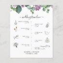 Search for infographic wedding programs Order of service ceremony