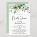 Search for watercolor eucalyptus bridal shower invitations Succulent