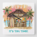 Search for tiki clocks Hawaiian