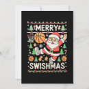 Search for basketball christmas invitations Santa