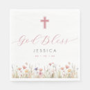 Search for god bless napkins Christening