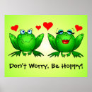 Search for love frogs posters Green