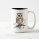 Search for whimsical owl mugs Illustration