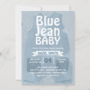 Search for denim baby shower invitations Elegant