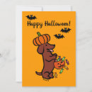 Search for dachshund halloween cards Doxie