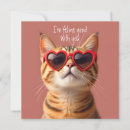 Search for cute cat valentines day cards Lovers