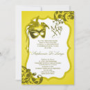 Search for yellow quinceanera invitations Girly