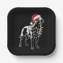Search for dog christmas plates Santa