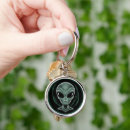 Search for gray alien key rings Extraterrestrial