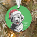 Search for doodle dog christmas tree decorations Black