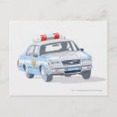 Search for police car postcards Driving