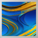 Search for gold wave posters Abstract