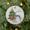 Search for greyhound dog christmas tree decorations Iggy