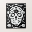 Search for skull puzzles Black and white