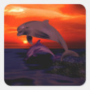 Search for dolphins jumping stickers Sea life