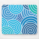 Search for spirals mousepads Blue
