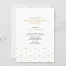 Search for black and gold engagement party invitations Chic