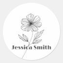 Search for botanical drawing stickers Flower