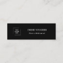Search for voucher business cards Corporate drink voucher