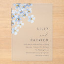 Search for forget me not invitations Blue