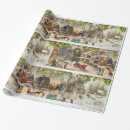 Search for christmas scene wrapping paper Victorian