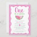 Search for one in a melon birthday invitations Summer