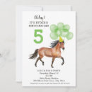 Search for horse lover invitations Green