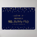 Search for 90th birthday supplies party posters Modern