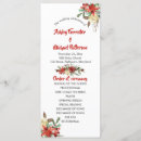 Search for christmas party programmes Poinsettia