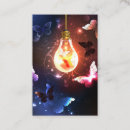 Search for lights standard business cards Black