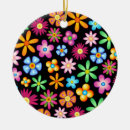 Search for vintage floral christmas tree decorations nature